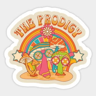 prodigy mushroom band Sticker